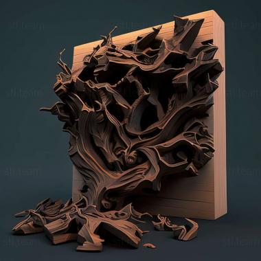 3D model Wrack game (STL)